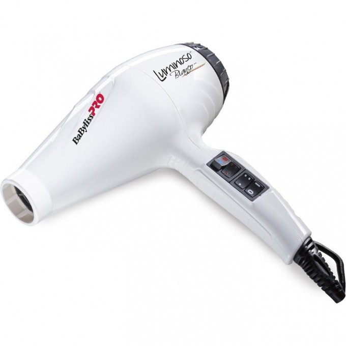 Фен BABYLISS PRO LUMINOSO BIANCO IONIC BAB6350IE