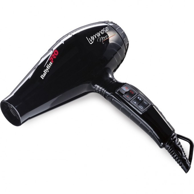 Фен BABYLISS PRO LUMINOSO NERO IONIC BAB6350IBE