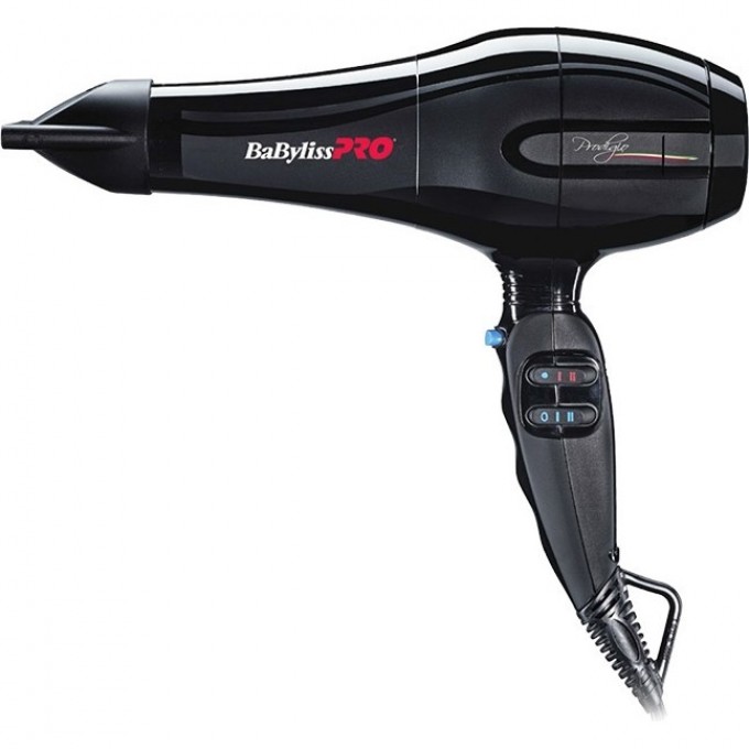 Фен BABYLISS PRO PRODIGIO, 2100Вт, 2 насадки BAB6710RE