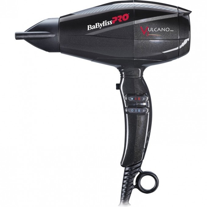 Фен BABYLISS PRO VULCANO V3 BLACK BAB6180IBE